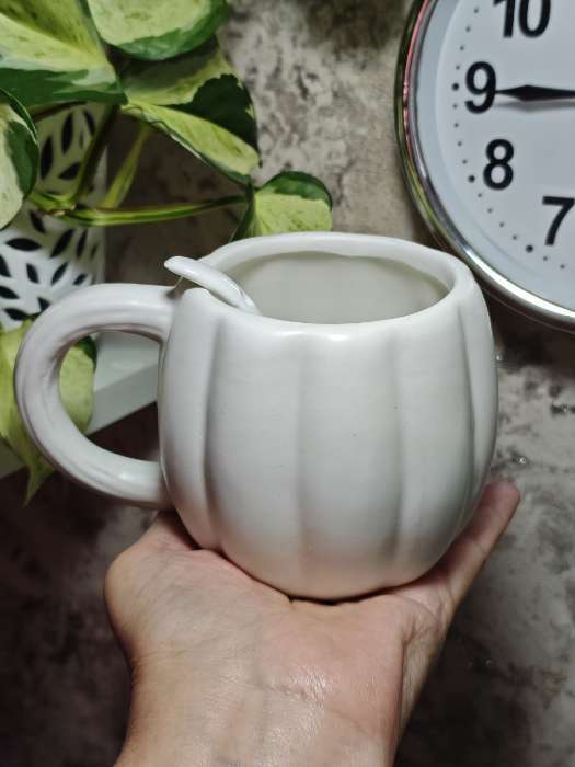 Фотография покупателя товара Кружка SL Home «Осенний бриз», 420 мл, доломит, белая - Фото 2