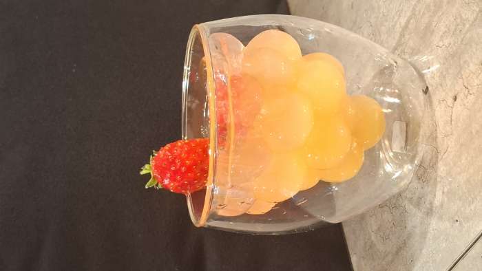 Фотография покупателя товара Стакан Magistro «Дуо. Виноград», 200 мл, 8.5×9 см, с двойными стенками, стекло, прозрачный - Фото 1