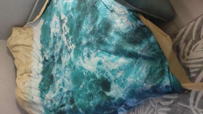 Фотография покупателя товара Постельное бельё "Этель" «Морская волна», 2-сп., 175 × 215, 220 × 240, 50 × 70 см, 2 шт