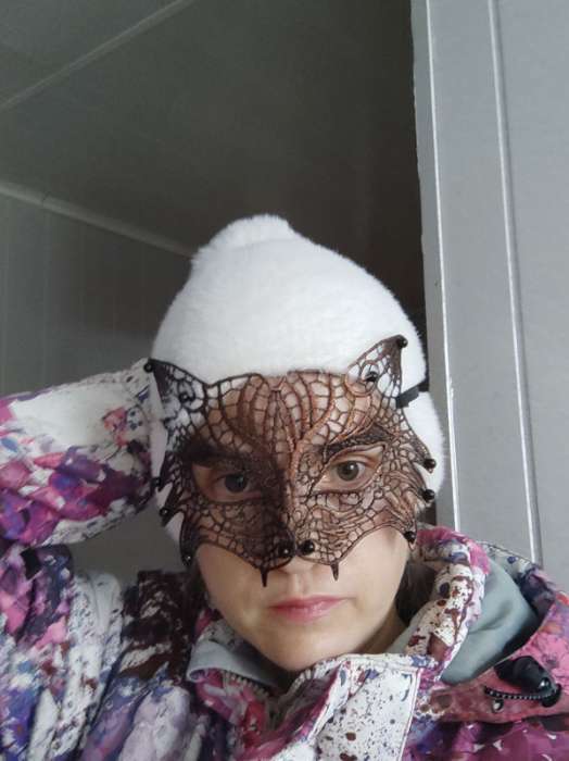 Фотография покупателя товара Карнавальная маска «Кошечка», ажур