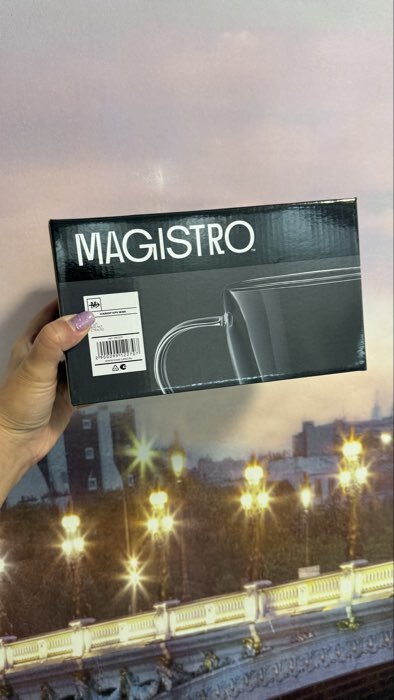 Фотография покупателя товара Набор кружек с двойными стенками Magistro «Капучино», 280 мл, 12×9×11 см, 2 шт., стекло, прозрачный - Фото 1