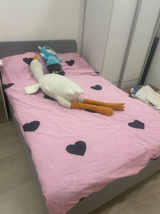 Фотография покупателя товара Постельное бельё 1.5-спальное «Этель» Pink heart, поплин - Фото 4
