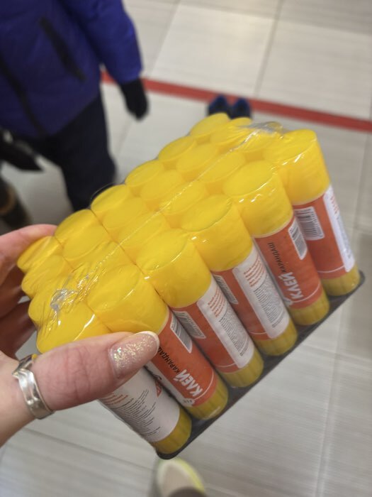 Фотография покупателя товара Клей-карандаш Calligrata, 21 г - Фото 1