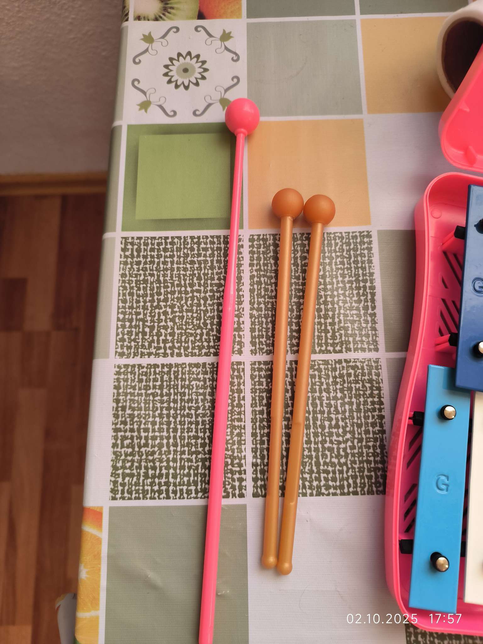 Фотография покупателя товара Палочки для металлофона/ксилофона Music Life оранжевые - Фото 2