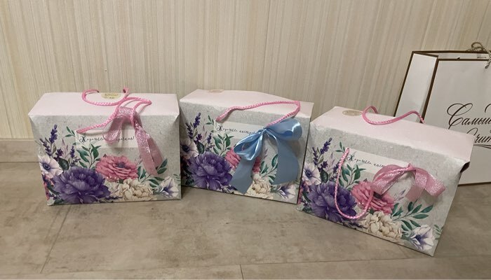 Фотография покупателя товара Пакет—коробка «От всей души», 28×20×13 см - Фото 1