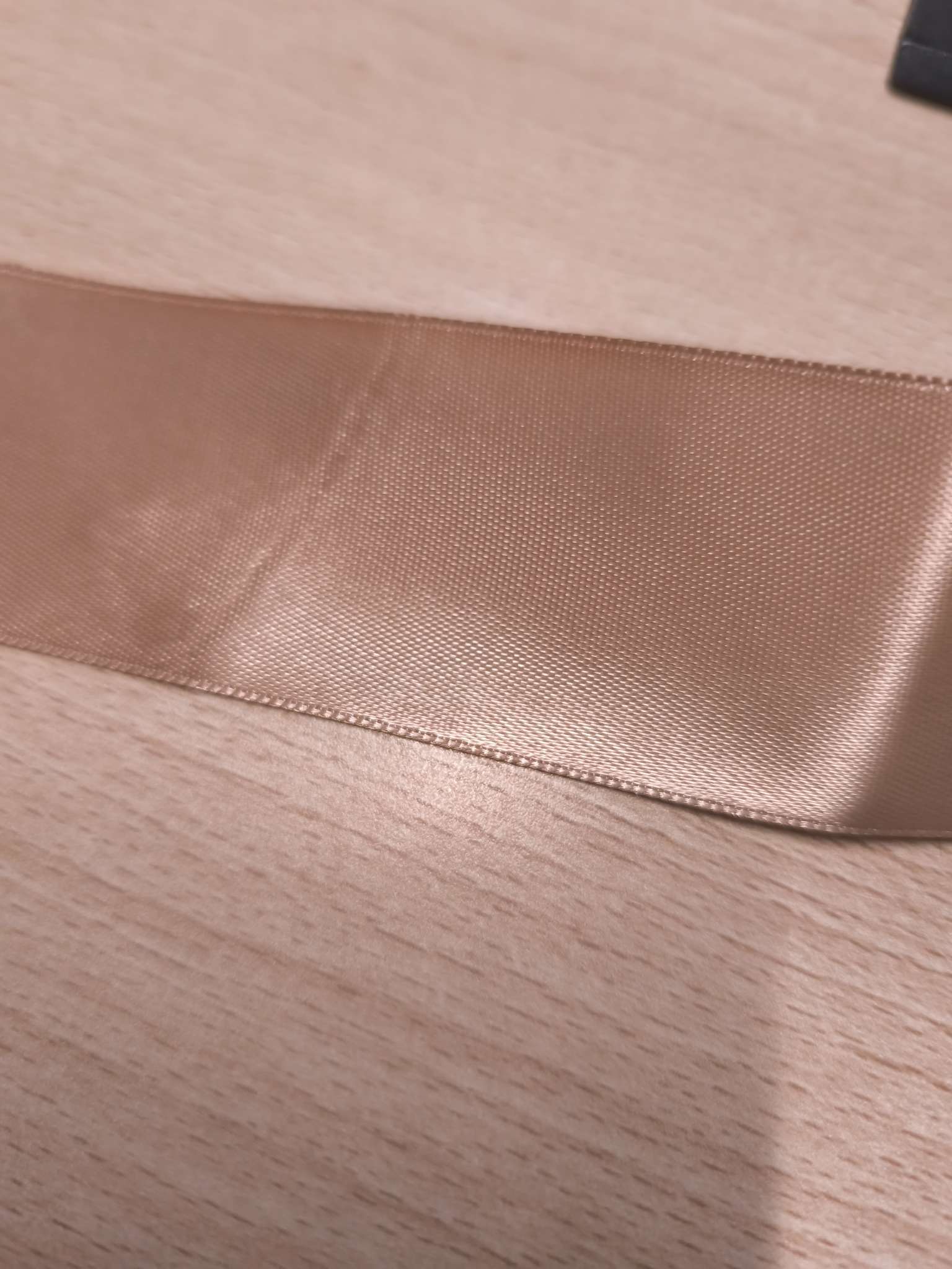 Фотография покупателя товара Лента атласная TEIRA, двухсторонняя, 6 мм, 25±1 м, бежевая №812 - Фото 1