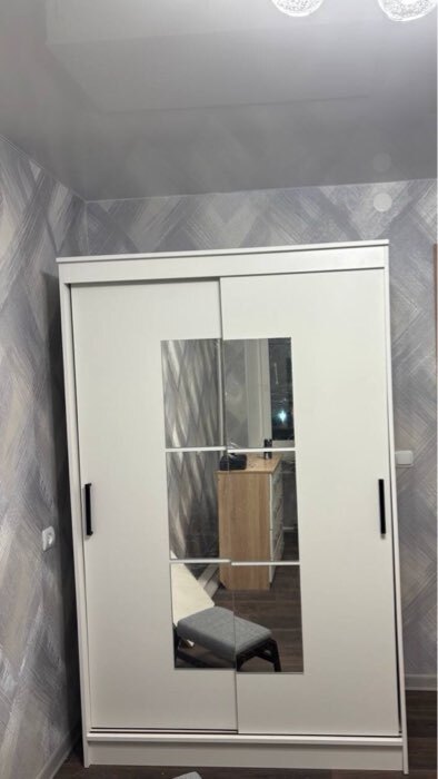 Фотография покупателя товара Шкаф – купе «Элегант 1», 1260×590×2000 мм, цвет серый графит - Фото 96