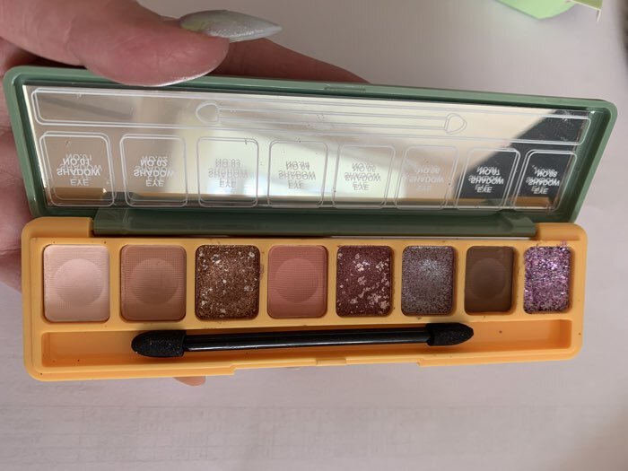 Фотография покупателя товара Палетка теней для век, с жемчужным блеском, 8 цветов - Фото 2