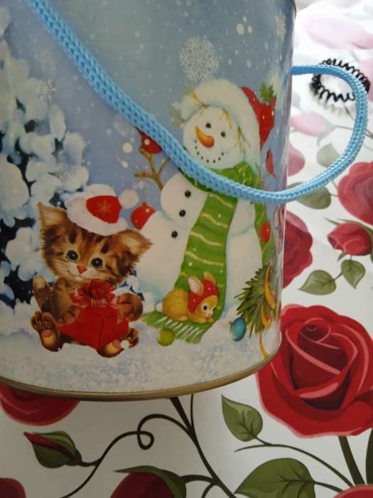 Фотография покупателя товара Подарочная коробка, тубус «Дедушка Мороз» 120×220 мм - Фото 2