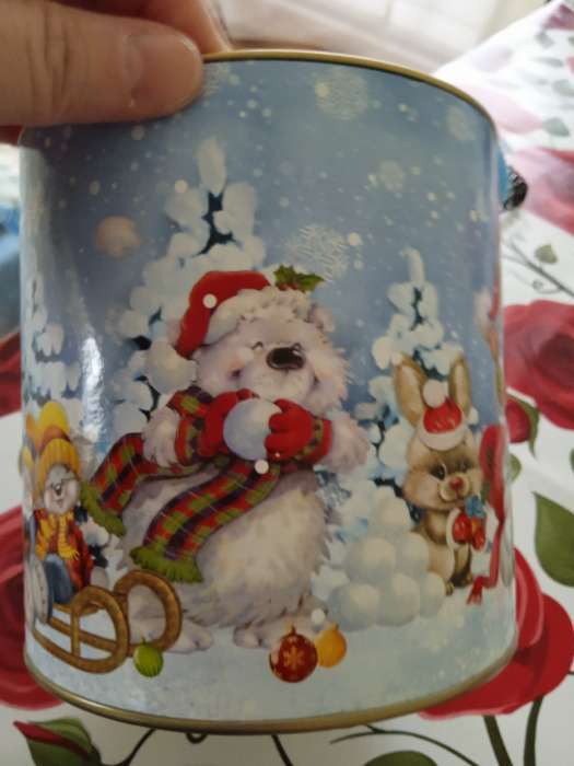 Фотография покупателя товара Подарочная коробка, тубус «Дедушка Мороз» 120×220 мм - Фото 5