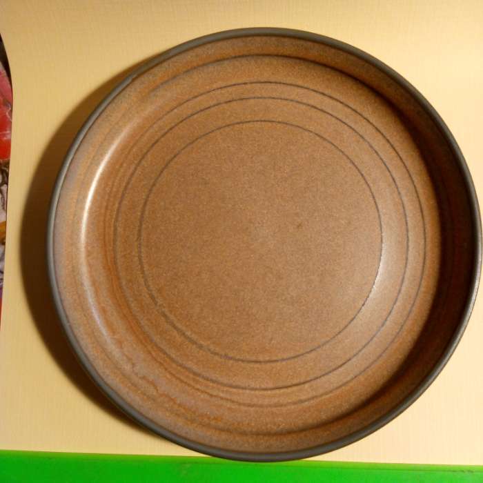 Фотография покупателя товара Десертная тарелка Magistro Garland, d=17 см, фарфор, синяя, коричневая - Фото 1