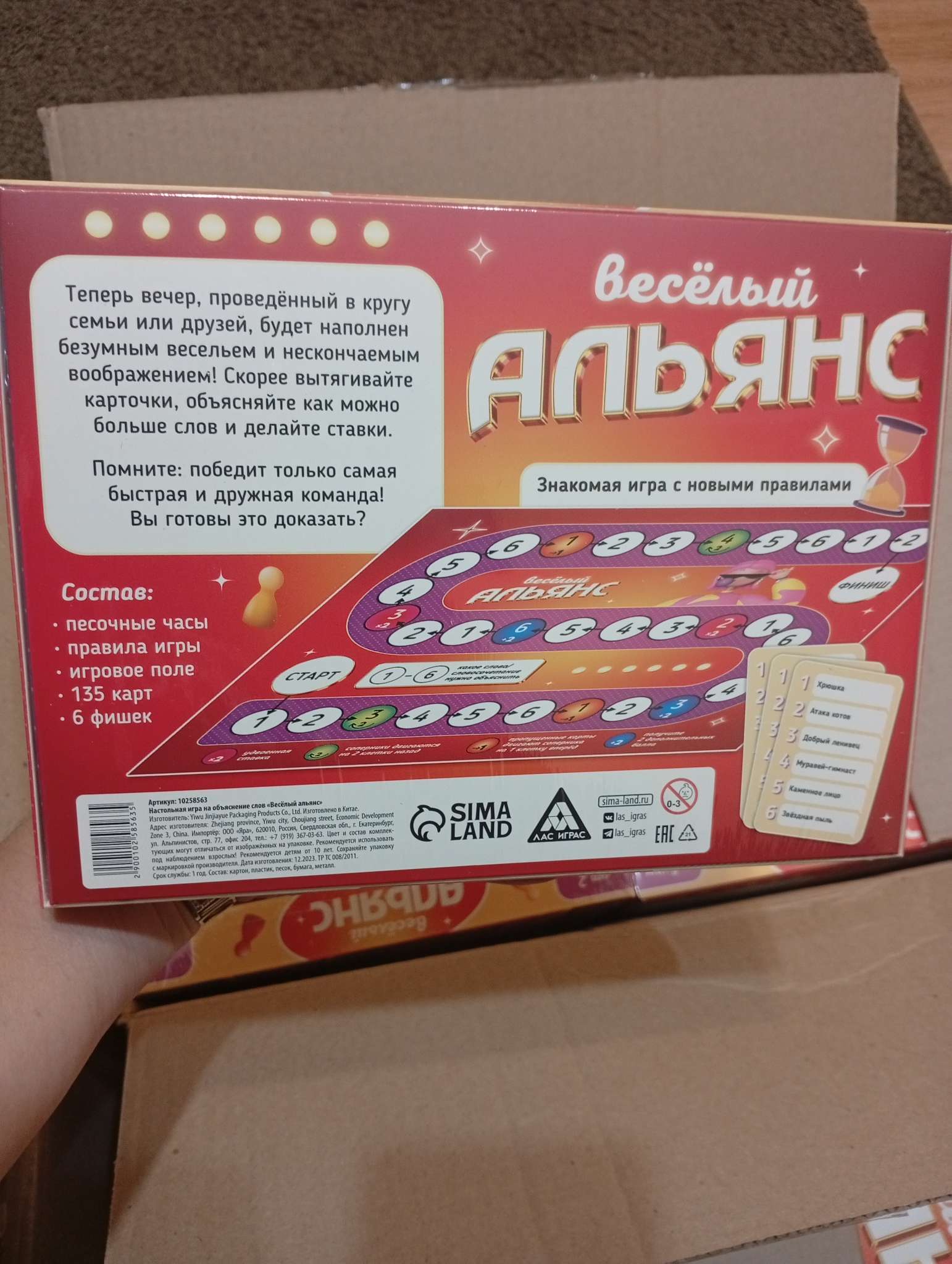 Фотография покупателя товара Настольная игра на объяснение слов «Веселый Альянс», 50 карт, 10+ - Фото 2