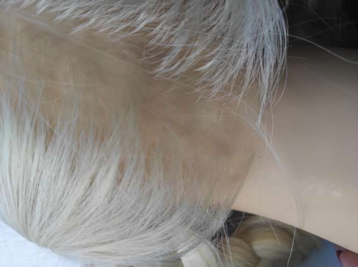 Фотография покупателя товара Голова тренировочная, искусственный волос, 55см - Фото 2