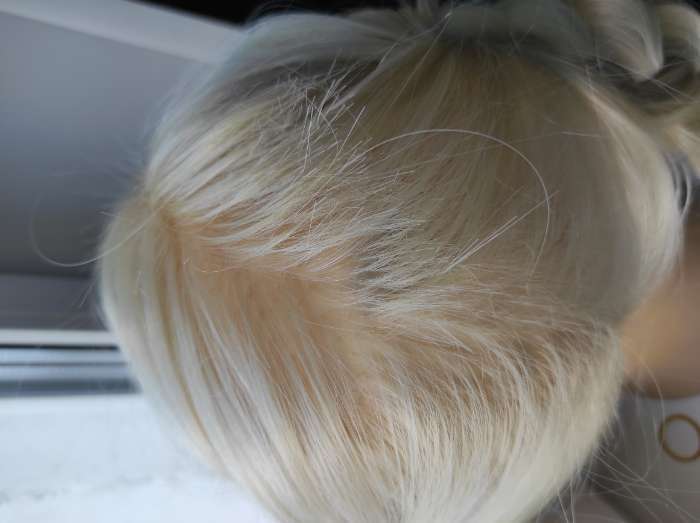 Фотография покупателя товара Голова тренировочная, искусственный волос, 55см - Фото 1