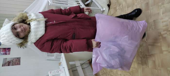 Фотография покупателя товара Пакет "Лавандовый", полиэтиленовый с вырубной усиленной ручкой, 70 х 55 см, 70 мкм - Фото 2