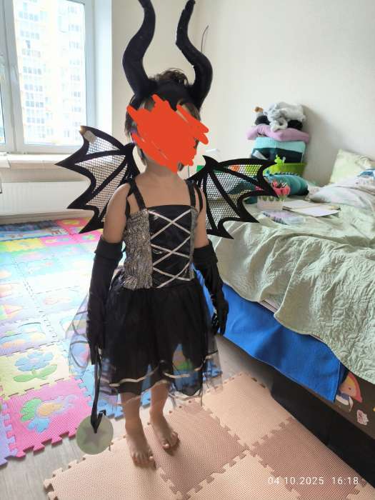 Фотография покупателя товара Карнавальный костюм «Королева тьмы», р.104-134 - Фото 1