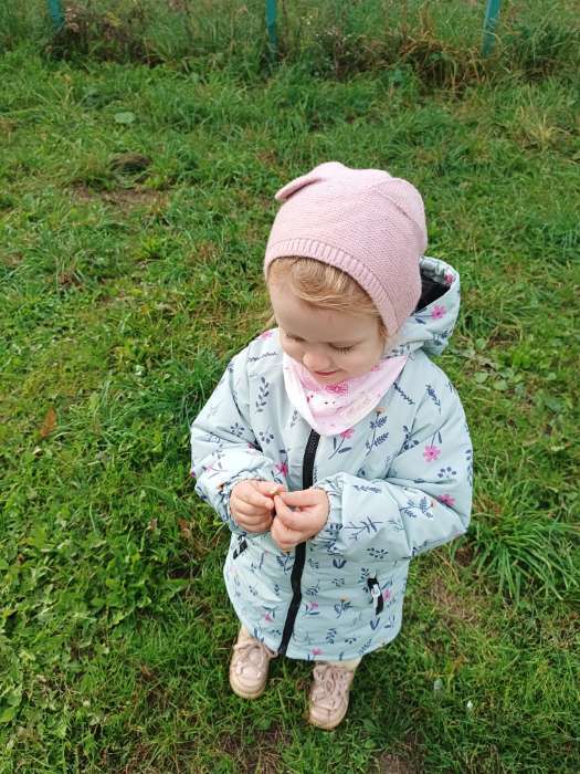 Фотография покупателя товара Шапка вязаная детская «Крошка Я», размер 48-50, розовая - Фото 1