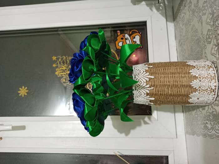 Фотография покупателя товара Проволока для изготовления искусственных цветов "Зелёная" 40 см сечение 1,2 мм - Фото 9