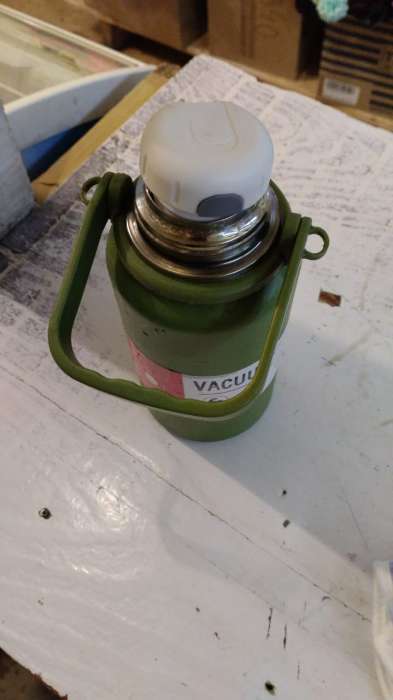 Фотография покупателя товара Термос Мастер К «Тропа», 1.1 л, с кружкой, сохраняет тепло до 12 ч, нержавеющая сталь, зелёный - Фото 1