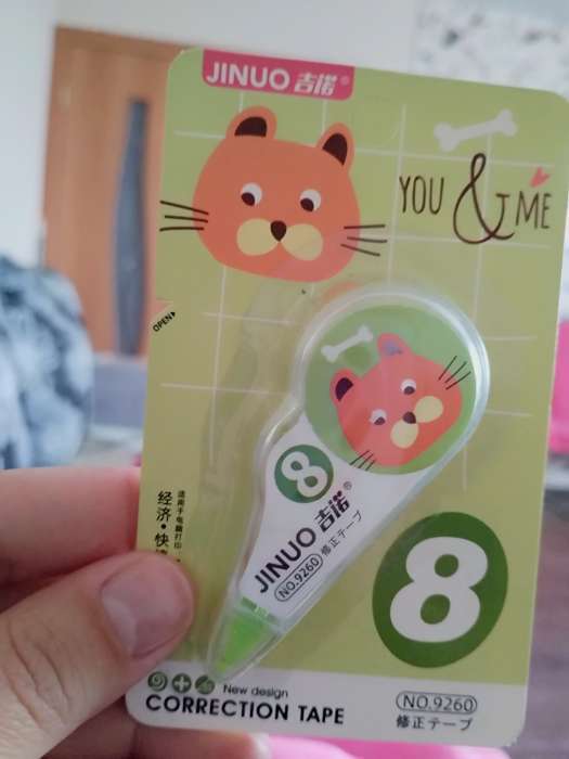 Фотография покупателя товара Корректор-лента, 3 м × 5 мм, блистер, европодвес, корпус МИКС - Фото 4