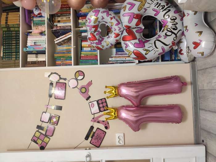 Фотография покупателя товара Гирлянда бумажная «Девичьи штучки», длина 2 метра - Фото 1