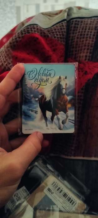 Фотография покупателя товара Магнит новогодний на холодильник «Удачи» - Фото 1