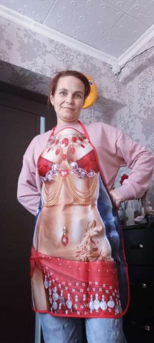 Фотография покупателя товара Фартук кухонный «Восточная красавица» - Фото 1