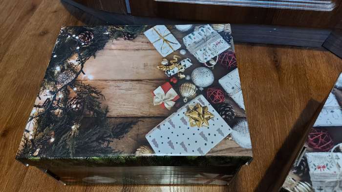 Фотография покупателя товара Складная коробка "Желанные подарки", 31,2 х 25,6 х 16,1 см МИКС - Фото 7
