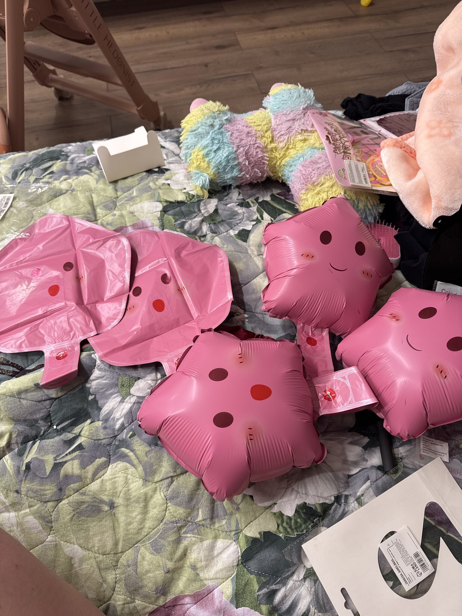 Фотография покупателя товара Воздушный шар фольгированный 10" «Звезда смайл», для палочки, МИКС - Фото 7