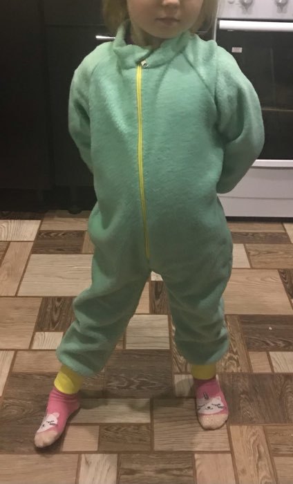 Фотография покупателя товара Комбинезон детский, цвет мята, рост 104 см