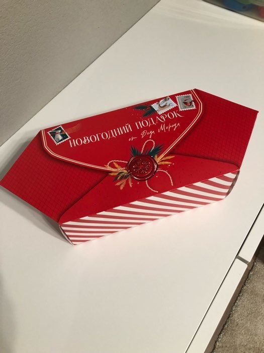 Фотография покупателя товара Сборная коробка‒конфета «Новогодняя почта», 18 × 28 × 10 см - Фото 2