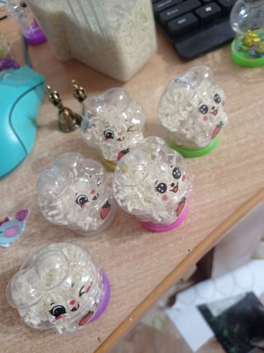 Фотография покупателя товара Банка для хранения «Округлая», с крышкой, пластиковая ёмкость, основа для творчества и декора, размер — 6.4×4×4 см, цвета МИКС - Фото 4