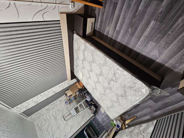 Фотография покупателя товара Спальный гарнитур «Леси», комплект 4 предметов, цвет венге/дуб молочный - Фото 1