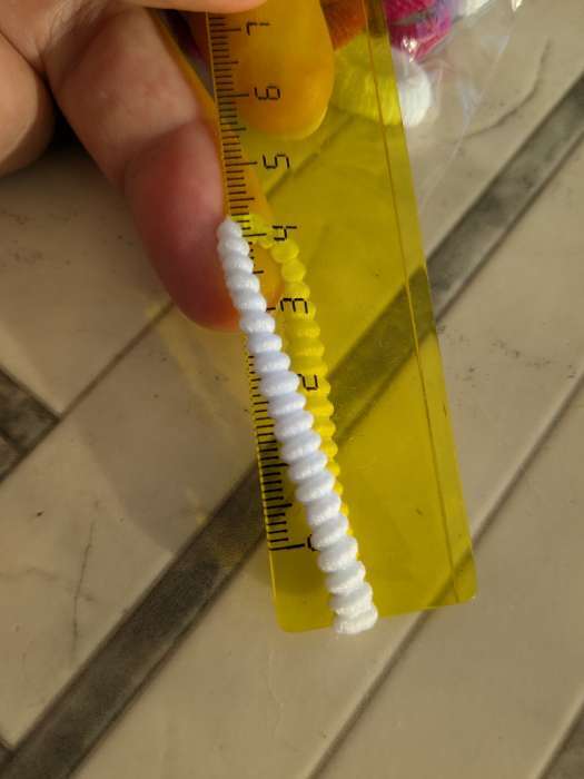 Фотография покупателя товара Резинки для волос «Махрушка спорт», набор 100 шт., 1.5 см, фиолетово-белые - Фото 4