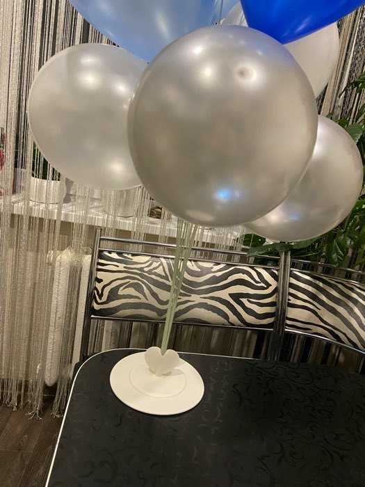 Фотография покупателя товара Стойка для воздушных шаров с подставкой, на 11 шаров, цвет красный - Фото 28