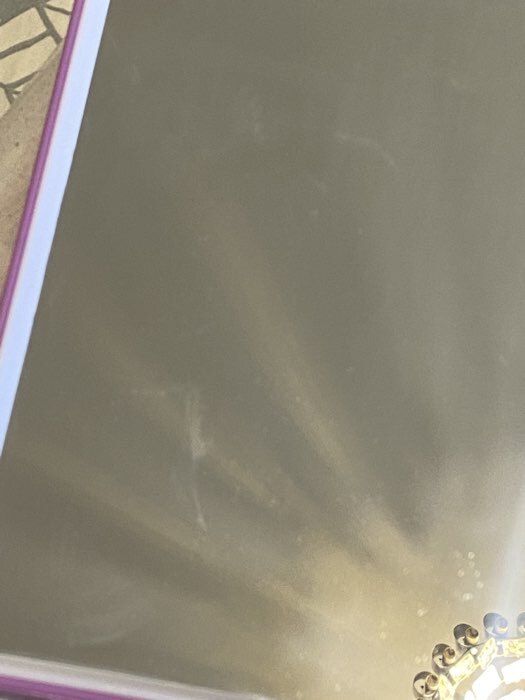 Фотография покупателя товара УЦЕНКА Зеркало настольное, прямоугольное, 15×20 см, (13.5×18.5 см), МИКС - Фото 2