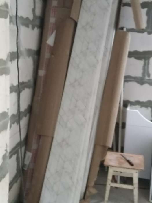 Фотография покупателя товара Стеновая панель ПВХ «Эрато 773-1», 2600×250 мм, цвет белый мрамор/серый - Фото 3