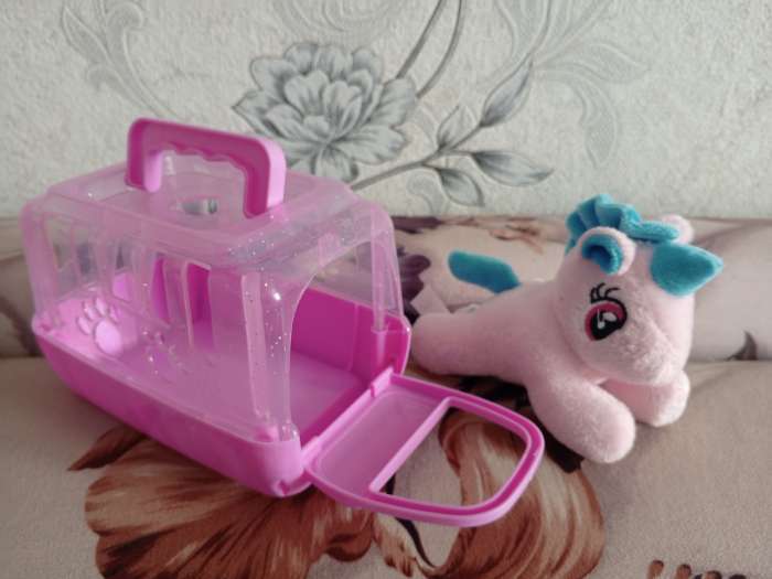 Фотография покупателя товара Игрушка «Малышка пони» с переноской, МИКС - Фото 2