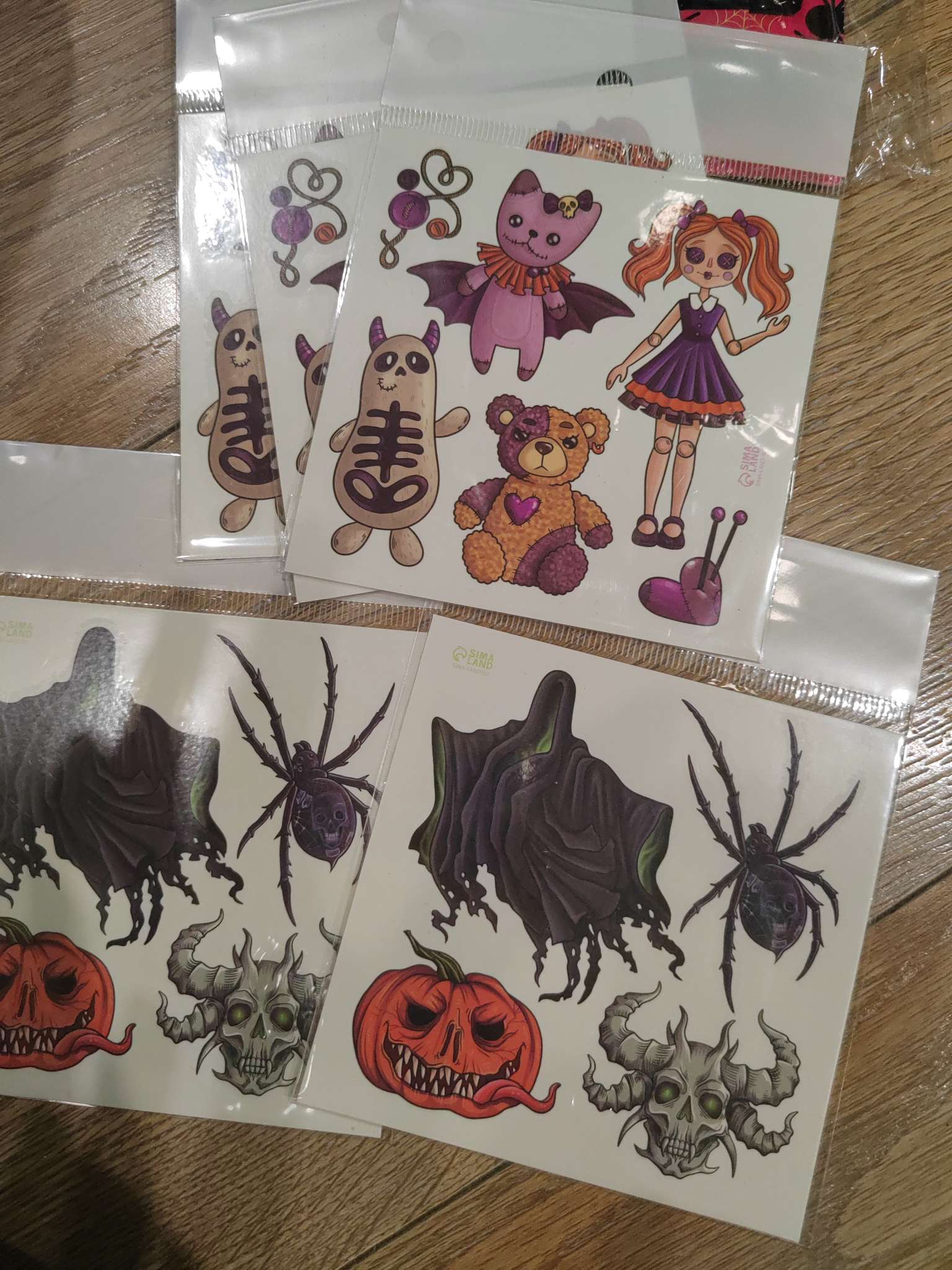 Фотография покупателя товара Переводные тату на тело цветные «Игрушки», 10×10 см - Фото 1