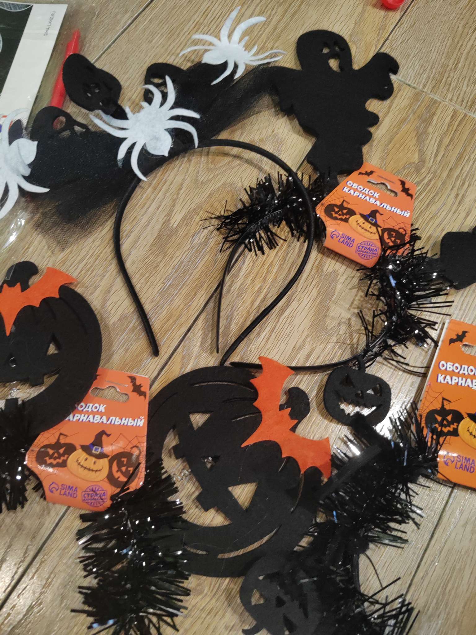 Фотография покупателя товара Карнавальный ободок «Хэллоуин», МИКС - Фото 2