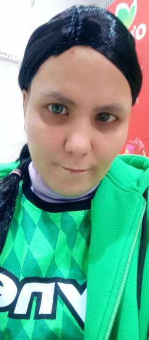 Фотография покупателя товара Карнавальный парик «Русалочка-брюнетка», 140 г - Фото 1