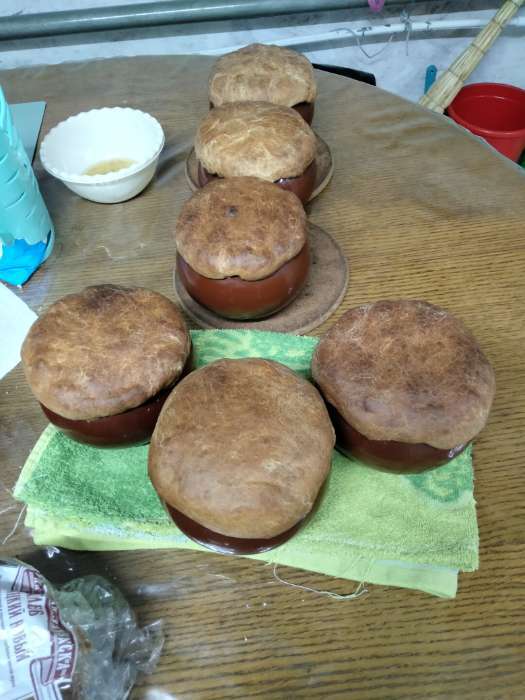 Фотография покупателя товара Горшок для запекания Псковский гончар «Стандарт», 500 мл, без крышки, керамика, коричневый - Фото 2