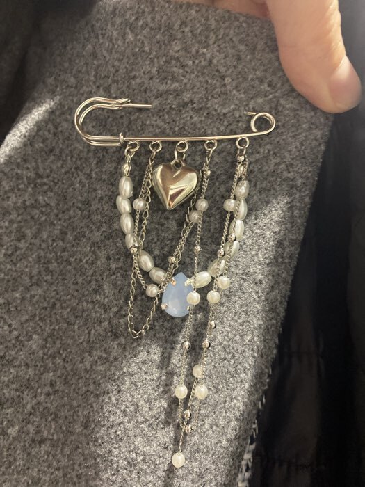 Фотография покупателя товара Булавка для подвесок PO-065, №04 (набор 2 шт.) 65×5 мм, цвет серебро - Фото 1