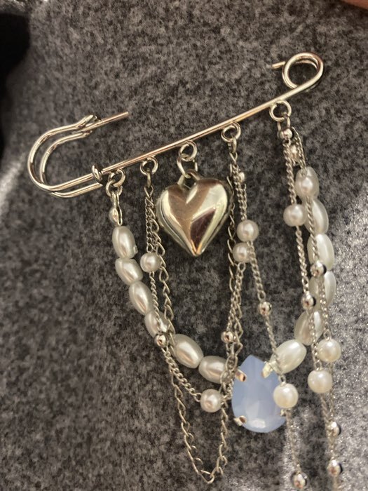 Фотография покупателя товара Булавка для подвесок PO-065, №04 (набор 2 шт.) 65×5 мм, цвет серебро - Фото 2