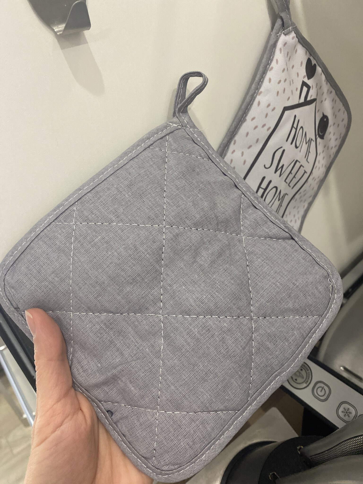 Фотография покупателя товара Набор кухонный Love at home: прихватка, подставка под горячее - Фото 3