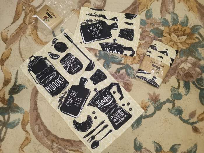 Фотография покупателя товара Полотенце кухонное «Кофе» 35×60 см - Фото 1