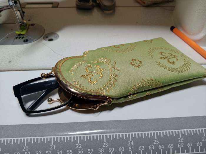 Фотография покупателя товара Фермуар пришивной «Полукруг», 8 см, цвет золотистый - Фото 1