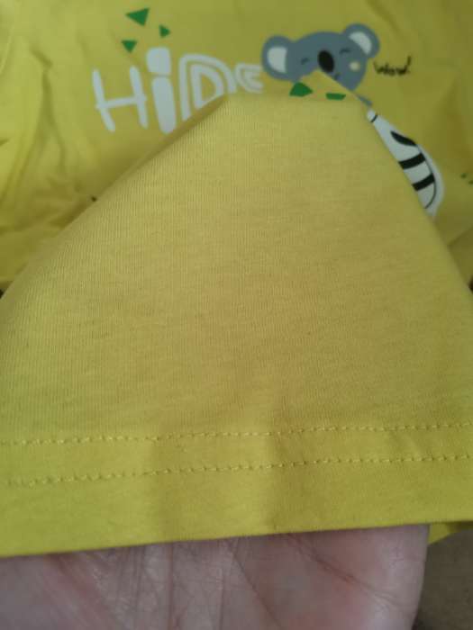 Фотография покупателя товара Лонгслив детский, рост 86 см, жёлтый - Фото 3