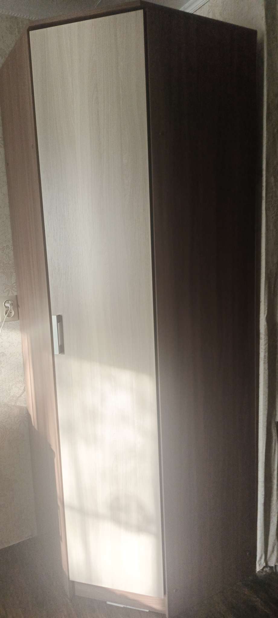 Фотография покупателя товара Шкаф угловой «ЭКО», 760×487×2200 мм, цвет венге/сосна лоредо - Фото 3