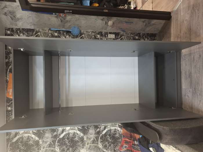 Фотография покупателя товара Шкаф трёхстворчатый распашной «Мадера», 3 ящика, 1200×520×2100 мм, цвет белый - Фото 3